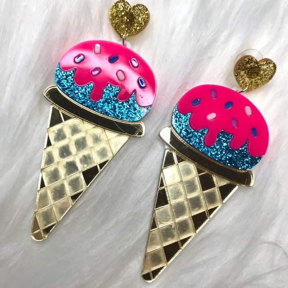 🍦 Ice cream 🍦 Earrings - Picture 3 of 3